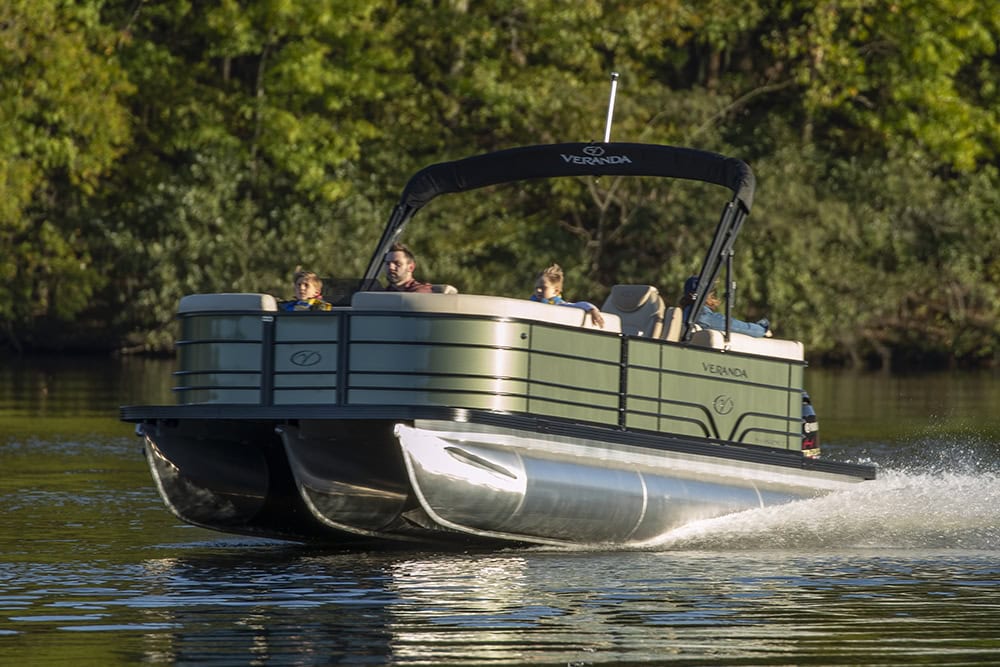 Veranda Pontoon on the water